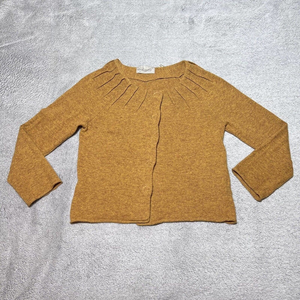 Anthropologie Mustard Cardigan